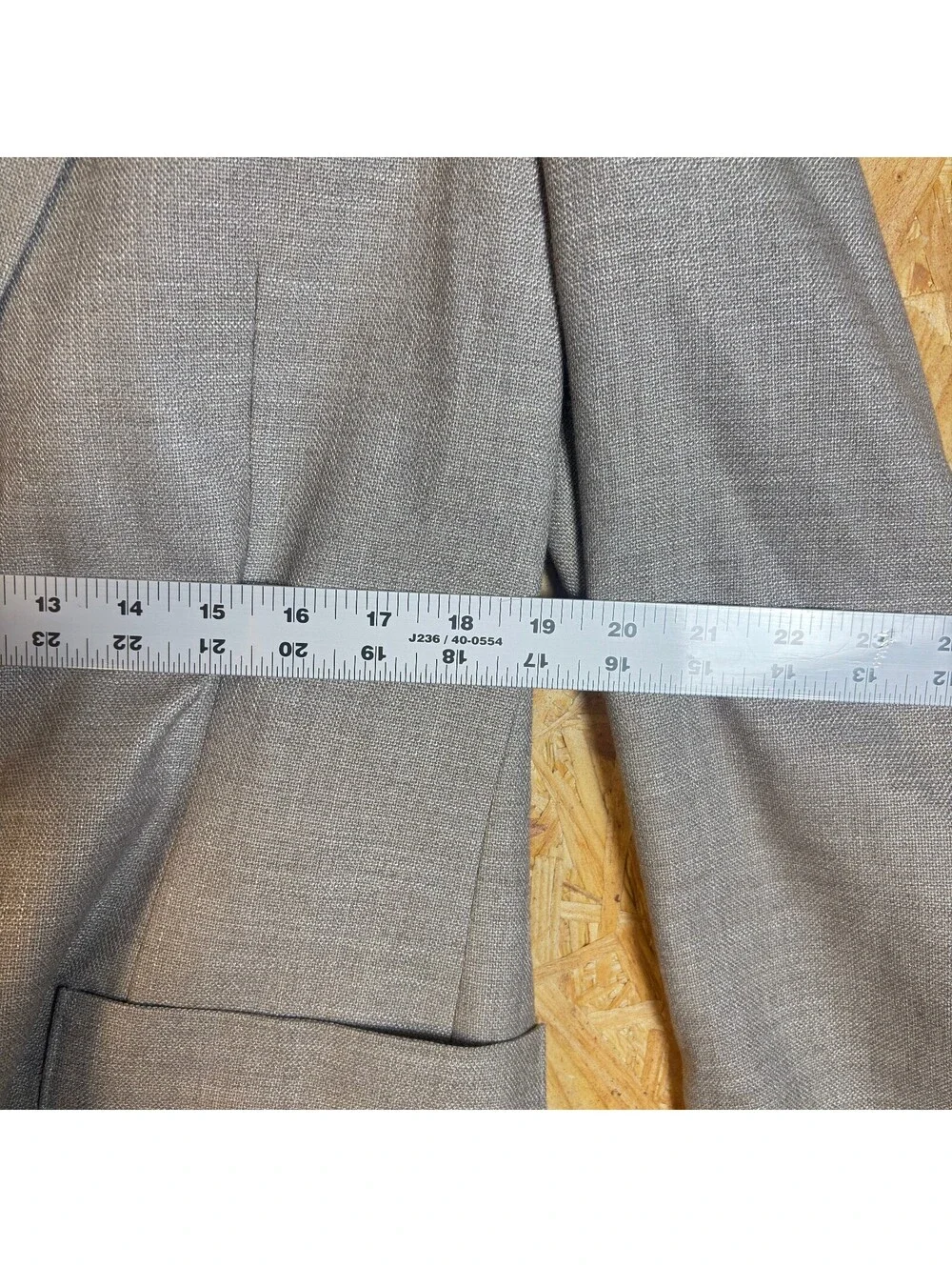 Gray Nautica Modern Fit Blazer